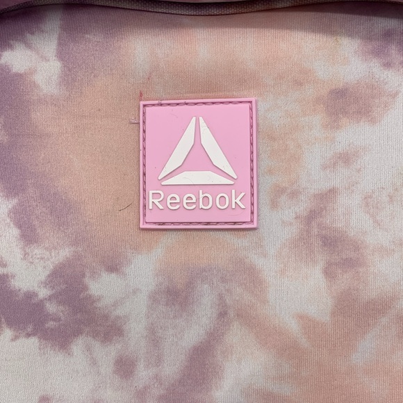 Reebok Pink Purple White Tie Dye Backpack MCB6727R - Picture 3 of 13